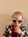 Heart shaped kids glasses