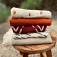 Rust Arrow Bamboo Muslin Swaddle Blanket