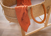 Rust Bamboo Muslin Swaddle Blanket